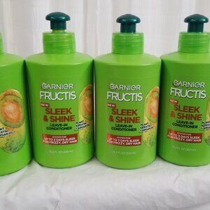 Garnier Fructis New Sleek & Shine Leave in Conditioner Plant Keratin & Argan Oil